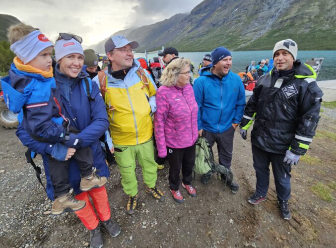 Fjellfolk ved Gjende.