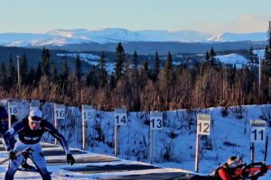 Stor fotoserie med kommentarer fra skiskytterrennet.