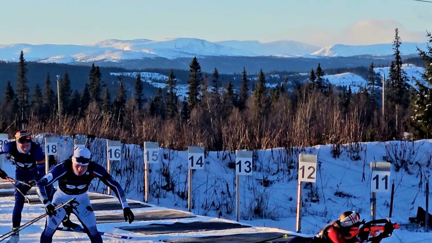 Stor fotoserie med kommentarer fra skiskytterrennet.